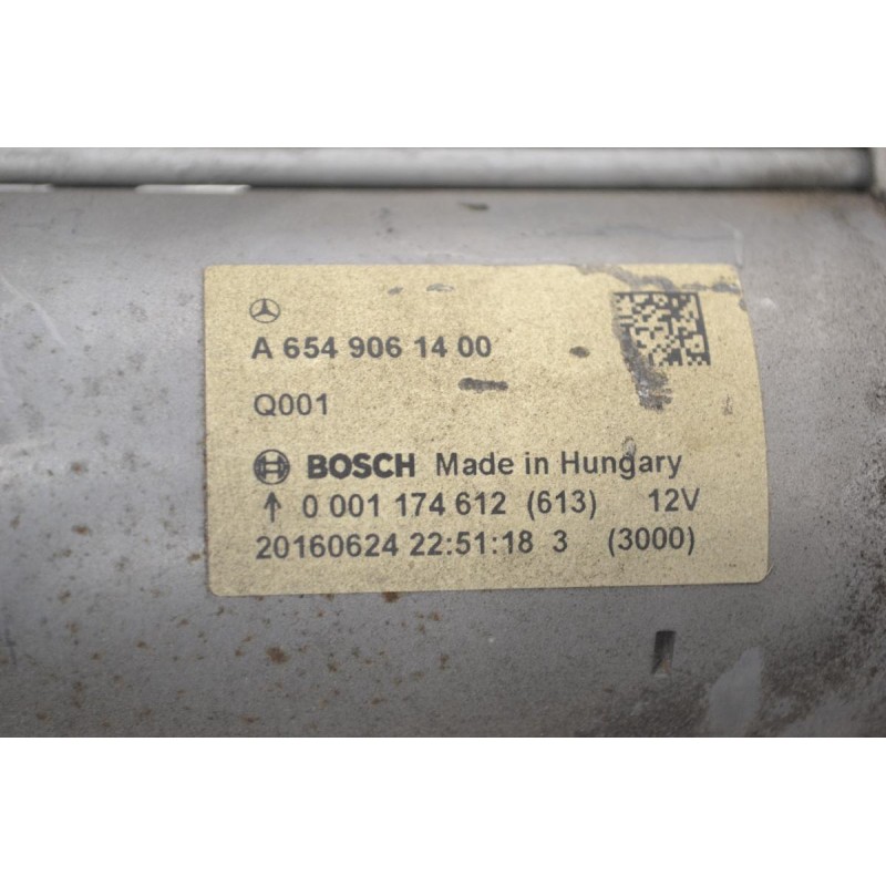 Μίζα Mercedes-Benz 654920 2016-2022 BOSCH A6549061400 0001174612 (613)