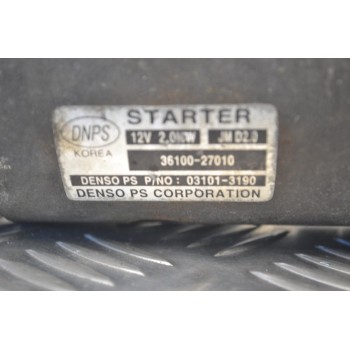Μίζα Hyundai Santa Fe 2.2 D4EA 2001-2005 36100-27010