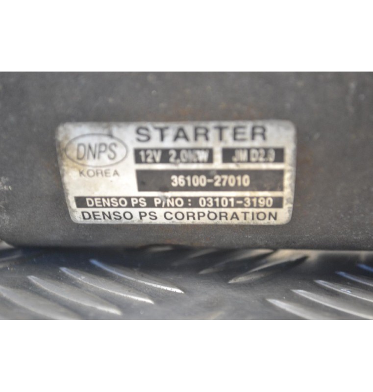 Μίζα Hyundai Santa Fe 2.2 D4EA 2001-2005 36100-27010