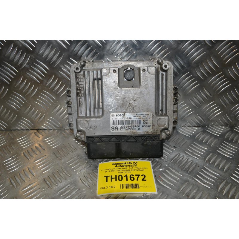 Εγκέφαλος Suzuki Swift / Sx4 / Vitara K14C 2015-2021 33910-53R00 0261S16438 1039T07201
