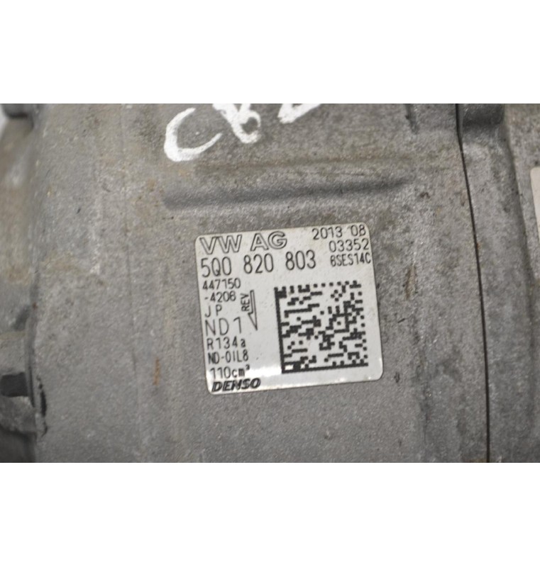 Κομπρεσέρ Aircondition A/C Audi A3 / A4 1.6 TDI CLH 2010-2016 DELPHI 5Q0820803B 12104221152.D (Γνήσιο) (Volkswagen Golf / Seat Leon / Skoda Octavia)