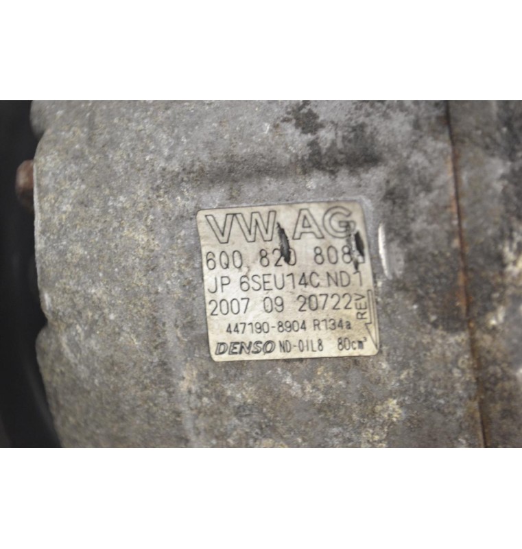 Κομπρεσέρ Aircondition - A/C Volkswagen Polo 1.2 CGPA 2008-2016 6Q0820808G (Γνήσιο) (Audi A1 - Seat Ibiza - Skoda)