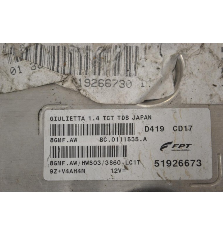 Εγκέφαλος Alfa Romeo Mito / Giulietta 1.4 Turbo MultiAir 170ps 940A2000 2009-2014 51896762
