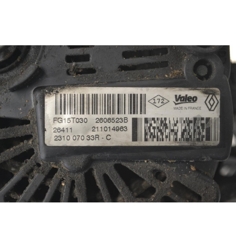 Δυναμό Renault - Dacia - Nissan 1.2cc H5F 2012-2022 231007033R FG15T030 (Γνήσιο)