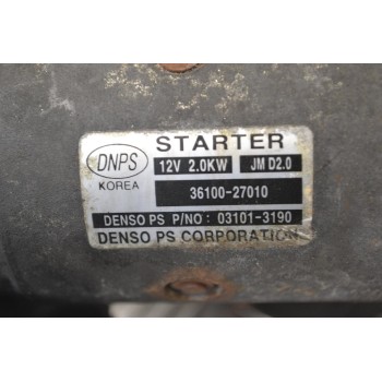 Μίζα Hyundai Santa Fe 2.2 D4EA 2001-2005 36100-27010