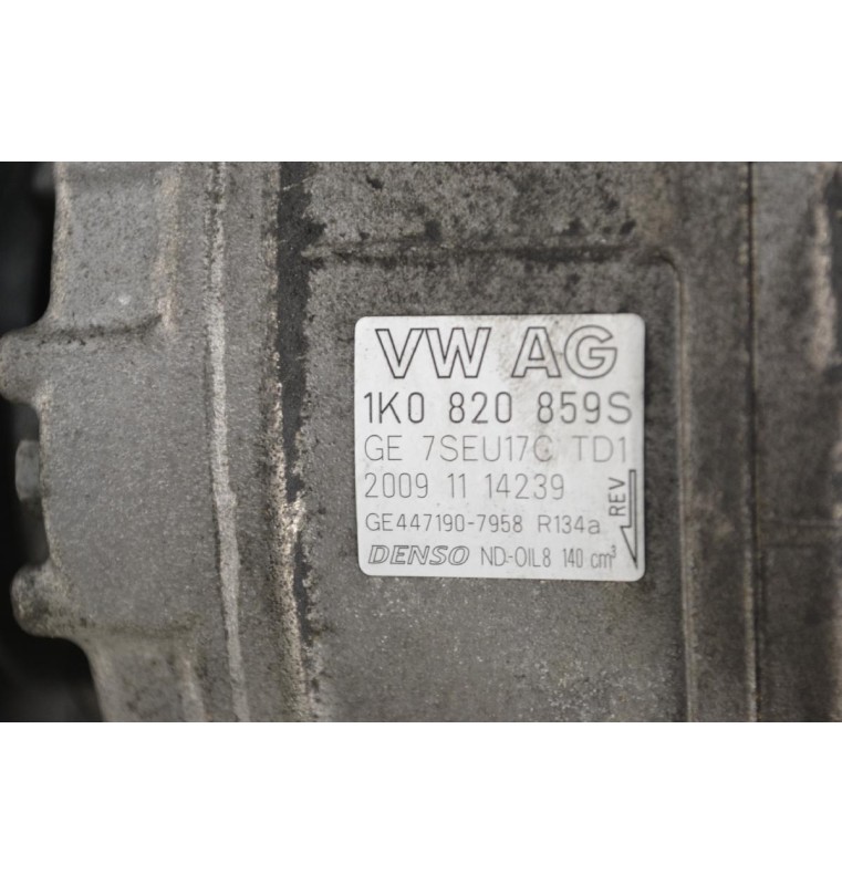 Κομπρεσέρ Aircondition A/C Volkswagen Golf Passat Jetta Touran Eos Scirocco Tiguan TSI TFSI TDI 2003-2015 1K0820859S (Seat Leon Toledo Ibiza Alhambra / Skoda  Fabia octavia SuperB Yeti Roomster)