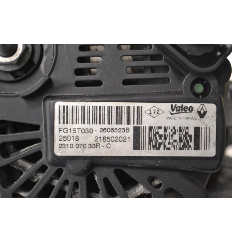 Δυναμό Renault - Dacia - Nissan 1.2cc H5F Valeo 2012-2022 231007033R FG15T030 (Γνήσιο)