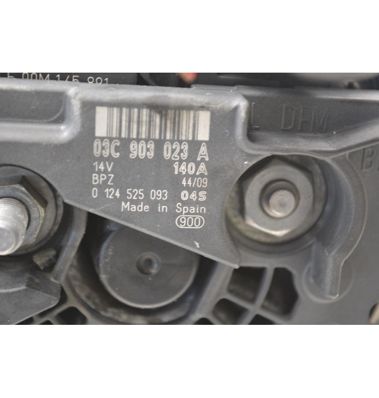 Δυναμό Seat Leon / Ibiza 1.4 TSI CAV BLG BMY CAX 2008-2013 03C903023A 0124525093 140A (Volkswagen Audi Skoda) (Γνήσιος)