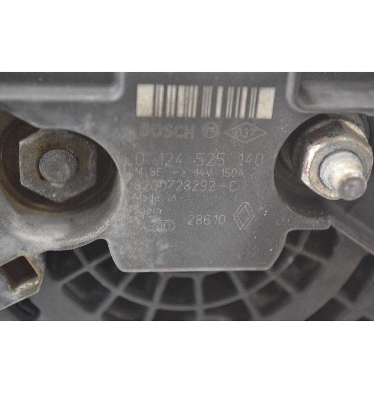 Δυναμό Nissan Juke - Qashqai 1.5 DCI K9K H282 150A 2010-2017 0124525140 8200728292-C