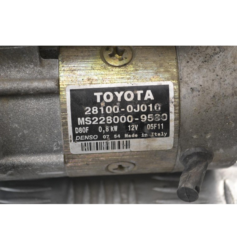 Μίζα Toyota Yaris 1SZ 1.3 1999-2005 DENSO 28100-0J010 MS228000-9530 (Γνήσια)