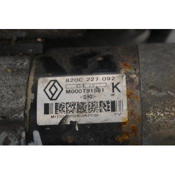 Μίζα Renault Clio - Megane - Scenic 1.5 DCi 2005-2015 8200227092 M000T91581 (Dacia Duster) ( Nissan Qashqai)