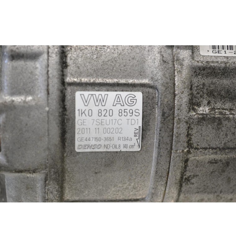 Κομπρεσέρ Aircondition A/C Volkswagen Golf Passat Jetta Touran Eos Scirocco Tiguan TSI TFSI TDI 2003-2015 1K0820859S (Seat Leon Toledo Ibiza Alhambra / Skoda  Fabia octavia SuperB Yeti Roomster)