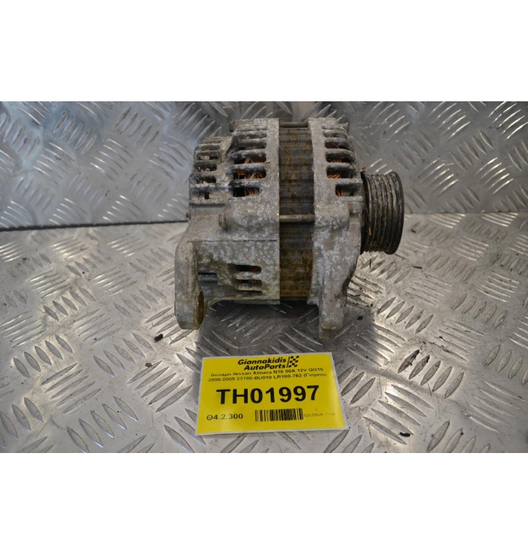Δυναμό Nissan Almera N16 80A 12V QG15 2000-2005 23100-BU010 LR180-762 (Γνήσιο)