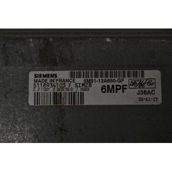 Εγκέφαλος Ford Focus 2003-2012 SIEMENS S118934103 F SIM28 5M51-12A650-GF