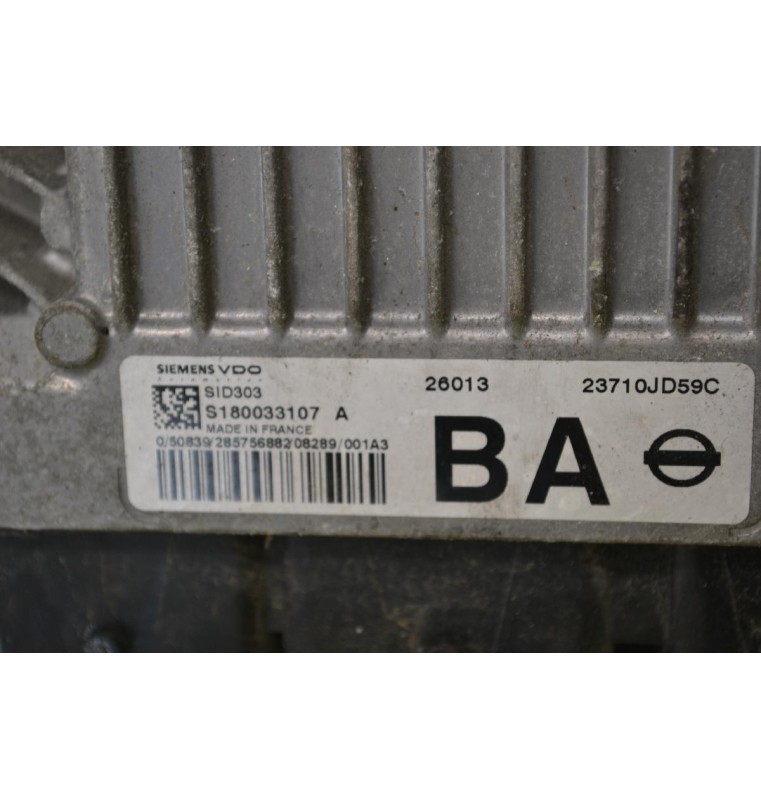 Εγκέφαλος Κινητήρα Nissan Qashqai 2006-2015 SIEMENS SID303 S180033107 A 23710-JD59C