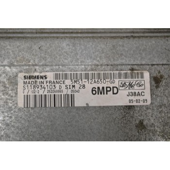 Εγκέφαλος Ford Focus 2003-2012 SIEMENS S118934103D SIM28 5M51-12A650-GD