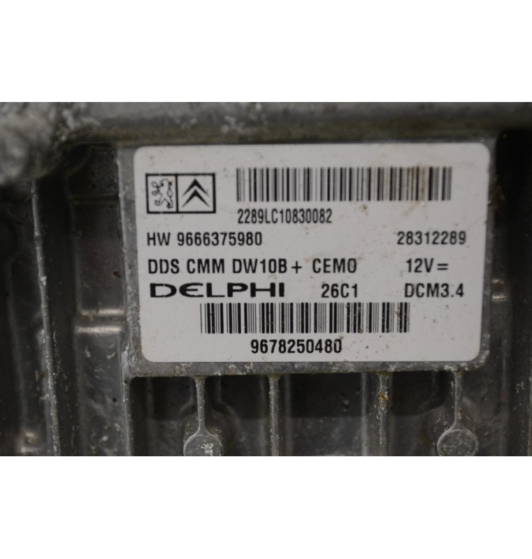 Εγκέφαλος Peugeot 508 2010-2018 DELPHI 9666375980