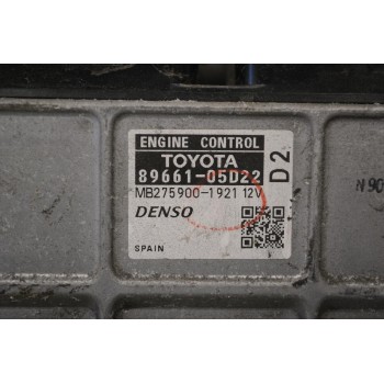Εγκέφαλος Toyota Avensis 12V 2003-2008 8966105D22 89661-05D22 MB2759001921 MB275900-1921