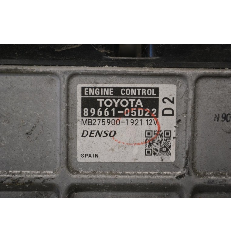 Εγκέφαλος Toyota Avensis 12V 2003-2008 8966105D22 89661-05D22 MB2759001921 MB275900-1921