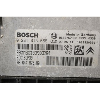 Εγκέφαλος Peugeot 407 2007-2013 BOSCH 9663757980