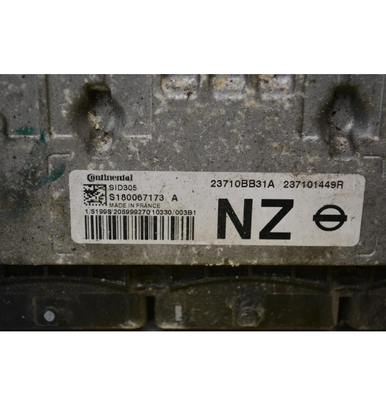 Εγκέφαλος Nissan Qashqai 1.5 2006-2013 23710BB31A S180067173 237101449R (Renault Megane / Scenic)