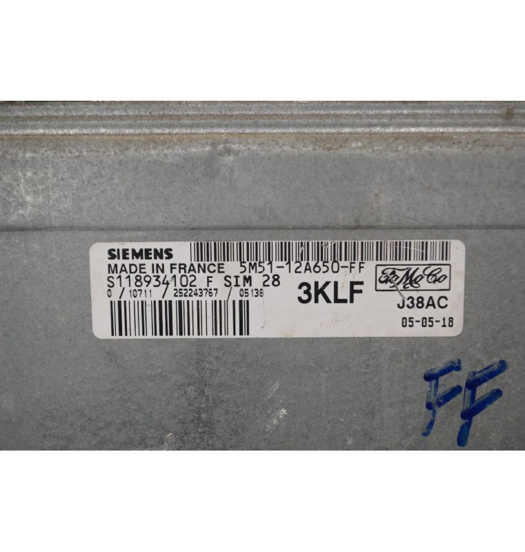 Εγκέφαλος Ford Focus 2004-2012 SIEMENS S118934102 F
