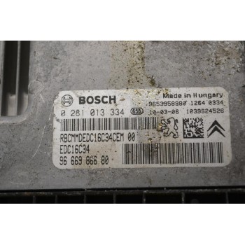 Εγκέφαλος Peugeot 3008 / 5008 HDI 2005-2020 BOSCH 9653958980 0281013334 9666986680 1039S24526 EDC16C34 (Citroen C4 / Berlingo)