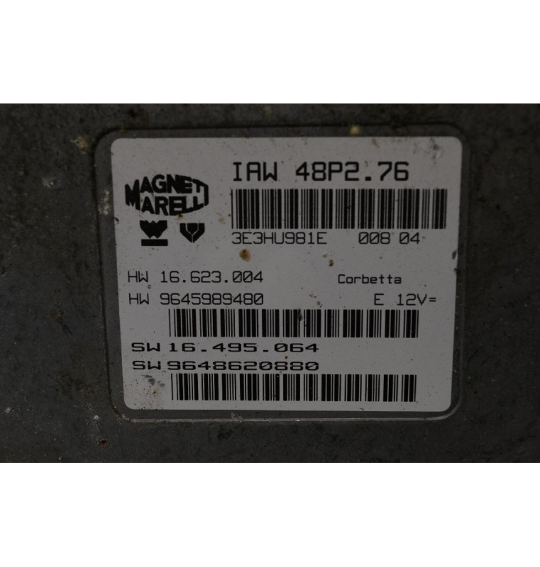 Εγκέφαλος Peugeot 206 1998-2007 MAGNETI M. 12V IAW48P276 9645989480 9648620880