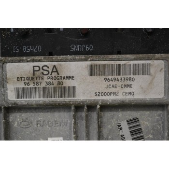 Εγκέφαλος Citroen C2 2002-2008 SAGEM 9658738480 9649433980 84820V02 21585350-4A S2000PM2 CEMO