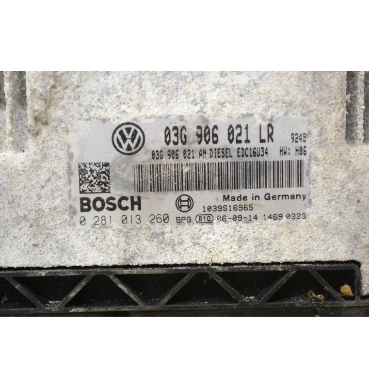 Εγκέφαλος Volkswagen Passat / Touran 1.9 TDI 2001-2010 BOSCH 03G906021LR 03G906021 0281013260 1039S16965 (Seat / Audi / Skoda)