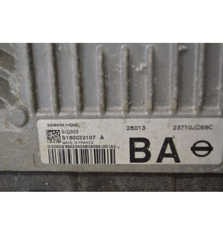 Εγκέφαλος Κινητήρα Nissan Qashqai 2006-2015 SIEMENS SID303 S180033107 A 23710-JD59C