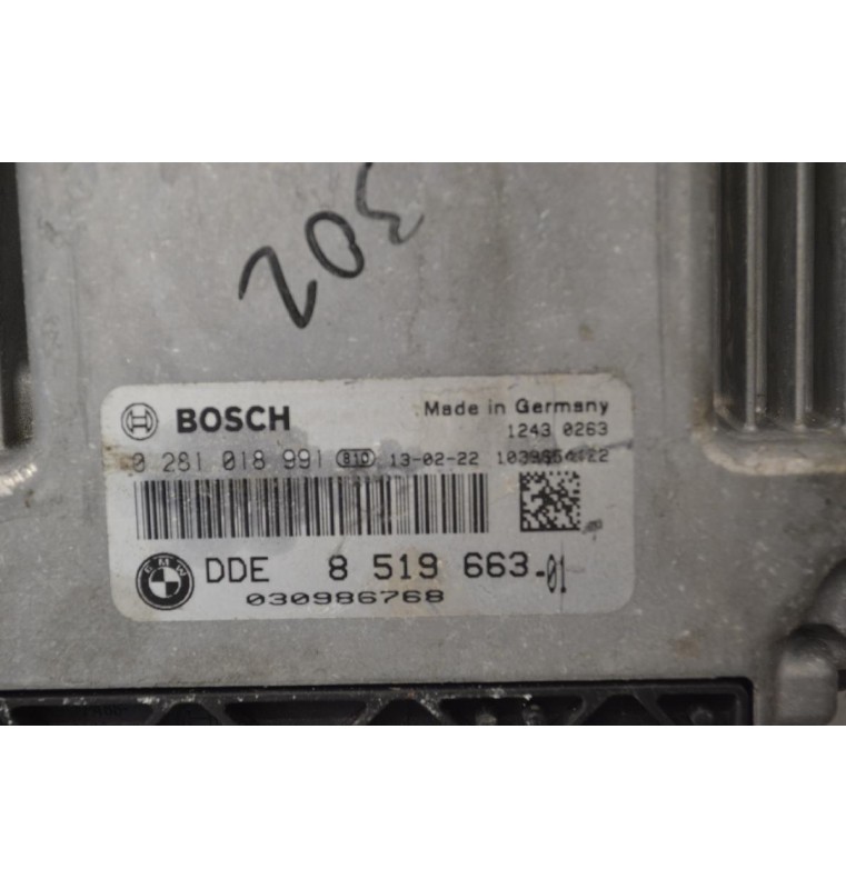 Εγκέφαλος  Mini Cooper 2.0 N47C20A 0281018991