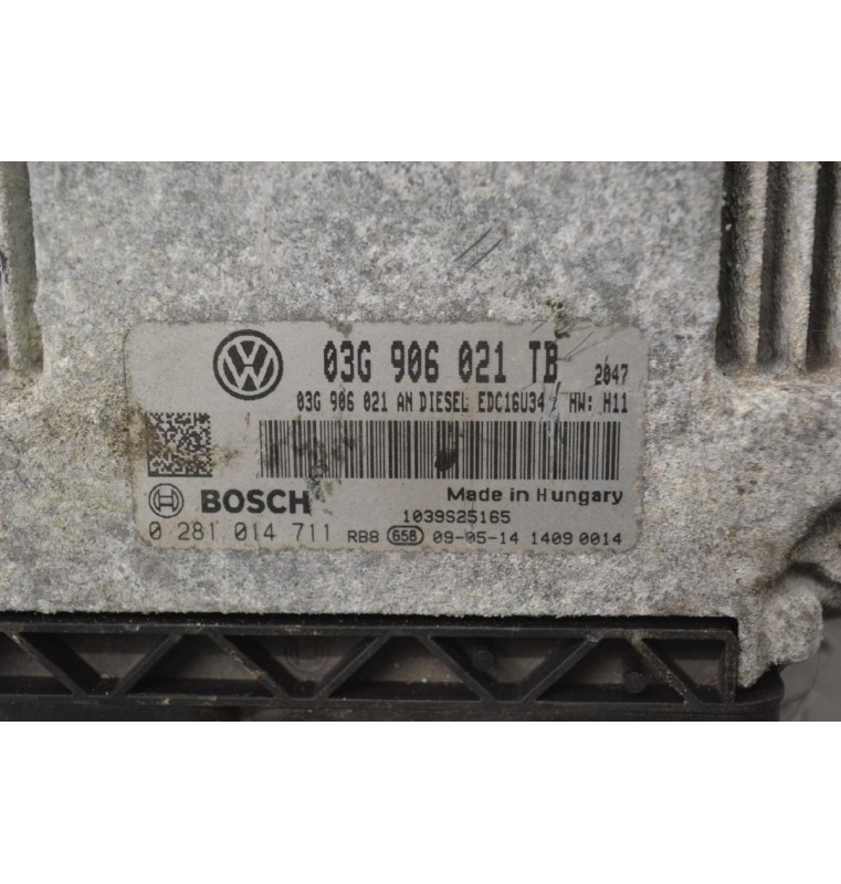 Εγκέφαλος Skoda Octavia 1.9 TDI 2000-2010 03G906021TB 03G906021AN 0281014711 1039S25165