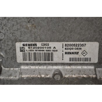 Εγκέφαλος Renault Clio 1.2 2008-2013 8200522357 8200510536 S120200105