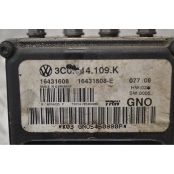 Μονάδα ABS Volkswagen Passat 2005-2011 TRW 3C0.614.109.K 3C0614109K 16431608 16431508-E GNO