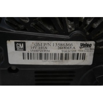 Δυναμό Opel Astra J 1.6 B16DTL CDTI 2014-2019 13586366 140A