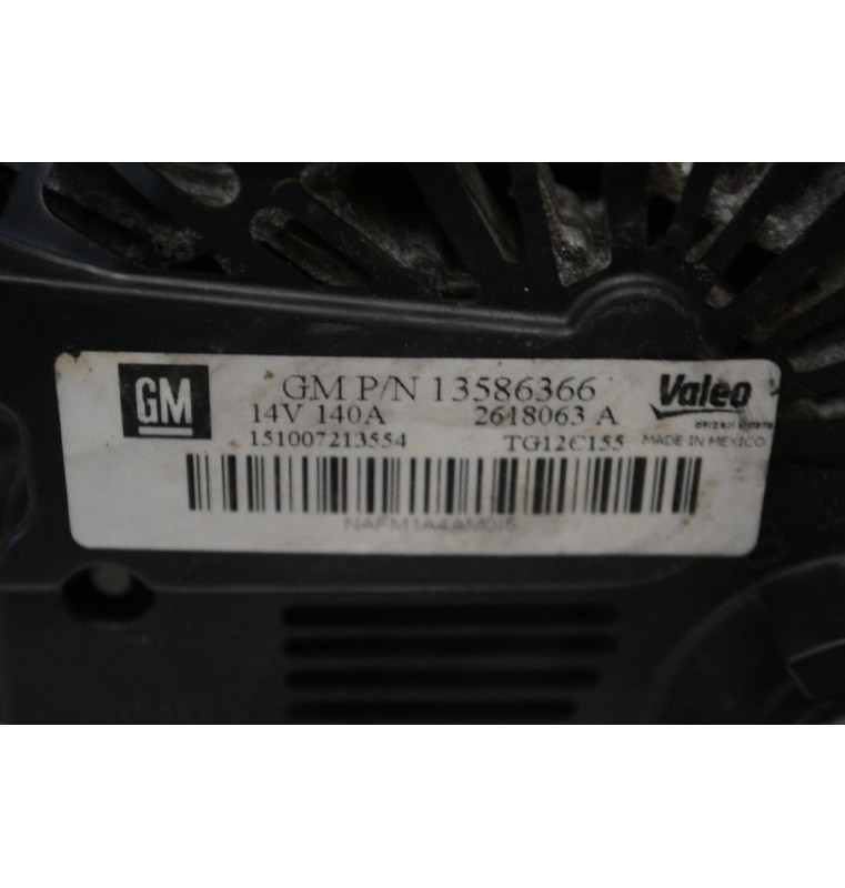 Δυναμό Opel Astra J 1.6 B16DTL CDTI 2014-2019 13586366 140A