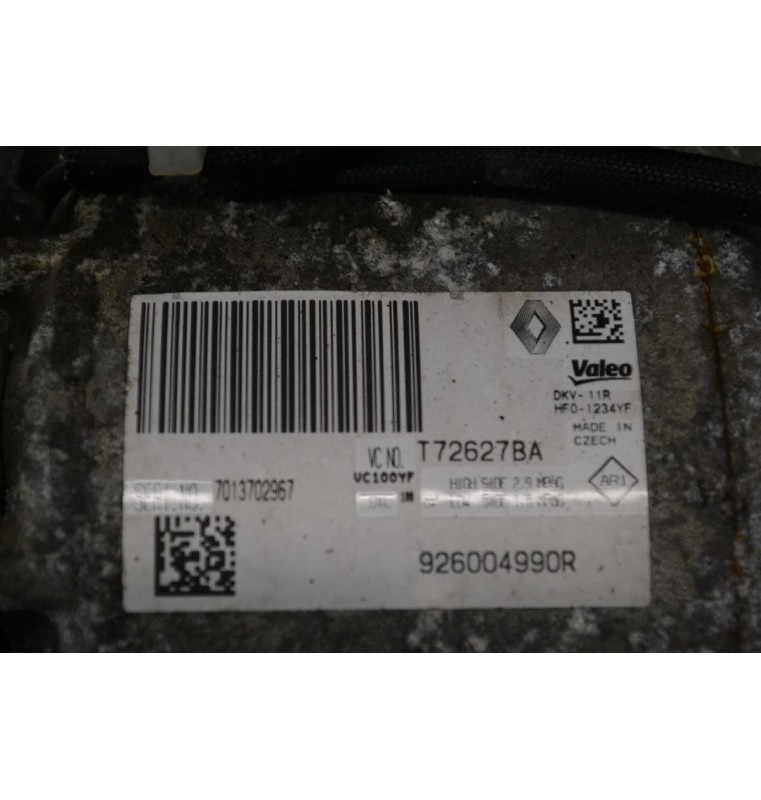 Κομπρεσέρ Aircondition - A/C Renault Clio 2012-2021 VALEO 926004990R T72627BA