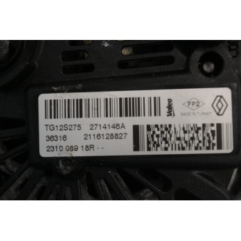 Δυναμός Renault Clio - Captur H5F H4B 2016-2020 TG12S275 (Dacia Sandero) (Γνήσιος)