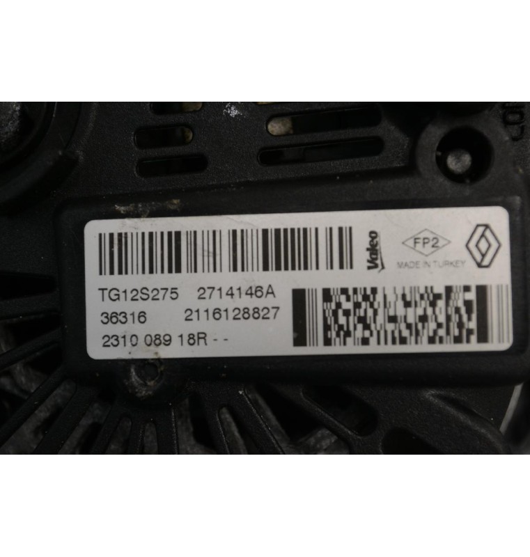 Δυναμός Renault Clio - Captur H5F H4B 2016-2020 TG12S275 (Dacia Sandero) (Γνήσιος)