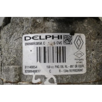 Κομπρεσέρ Aircondition - A/C Renault Megane / Scenic / Clio K9K 2001-2010 DELPHI 8200940837