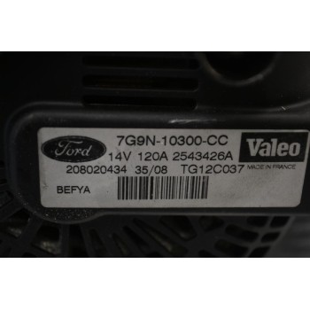 Δυναμό Ford Fiesta - Mondeo 2005-2014 7G9N-10300-CC 7G9N10300CC 14V 120A VALEO