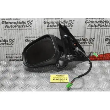 Καθρέπτης Αριστερός Ηλεκτρικός Volvo S60 V60 2010-2019 (Mε καμερα,φως ασφαλειας και φλας) (16+2 pins) (Κομμένο Φις-Λίγα Κενά)