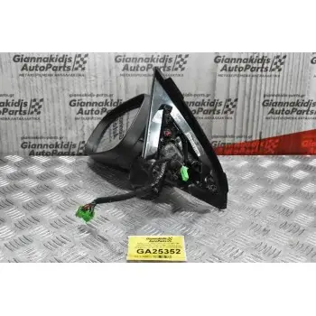 Καθρέπτης Αριστερός Ηλεκτρικός Volvo S60 V60 2010-2019 (Mε καμερα,φως ασφαλειας και φλας) (16+2 pins) (Κομμένο Φις-Λίγα Κενά)
