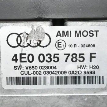 Μέσο Διασύνδεσης Πολύμεσων Ήχου Audi A4/A5/A6/A8/D3/Q7/S4/S5/S6  4E0035785F
