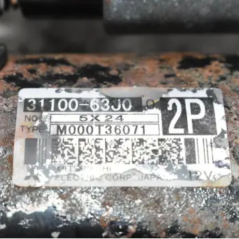 Μίζα Fiat Sedici 1.6 1.5 1.3 M16A M13A M15A 2006-2014 (Γνήσια) 31100-63J00 M000T36071 (Suzuki Swift SX4 Jimny Liana Wagon R+ Ignis Opel Agila)