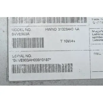 Ραδιόφωνο Volvo S60 2010-2014 31337310-AA BVVE903A