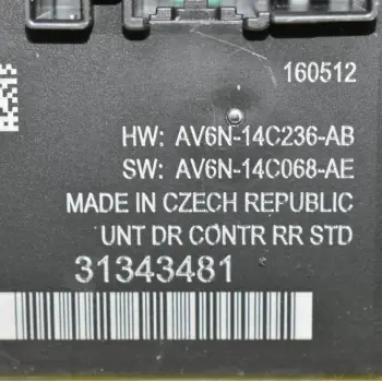 Εγκέφαλος - Πλακέτα Πόρτας Volvo V60 / S60 2010-2020 31343481 (Πίσω Δεξιά)