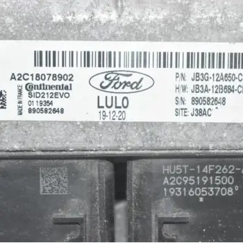 Εγκέφαλος Ford Ranger Wildtrak 2.2 2016-2024 JB3G-12A650-CB JB3A-12B684-CB 890582648 A2C18078902 (Γνήσιο)