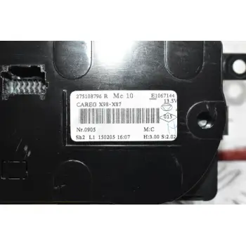 Χειρηστήριο Θέρμανσης - Κλιματισμού Renault Captur 2010-2020 275108796R (Γνήσιο)